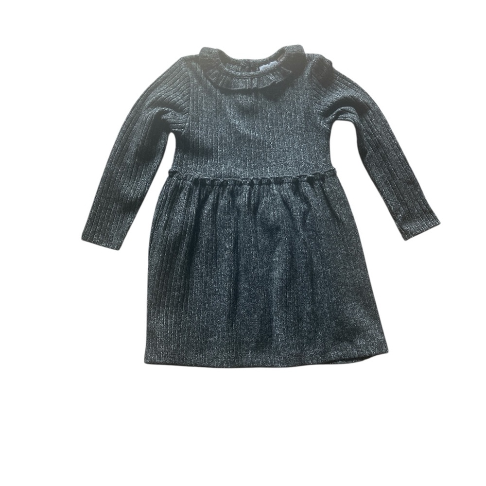 Zara Shimmering Silver Kids Dress